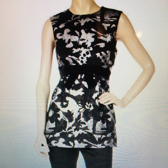 Milly New York Sz 6 Tunic Sleeveless Pockets Bow - Picture 4 of 8